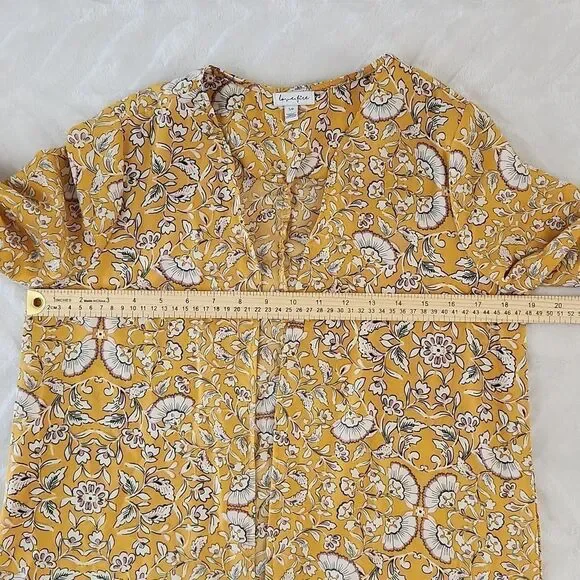 Lovefire yellow floral coverup - Picture 9 of 13